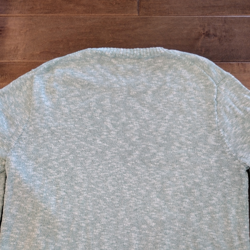J. CREW Factory Women's green Crewneck Beach Pullover Sweater - L - Picture 10 of 10
